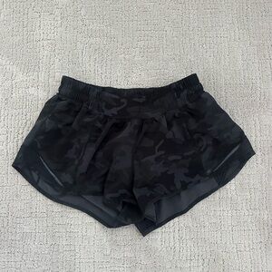 Lululemon Black camo shorts